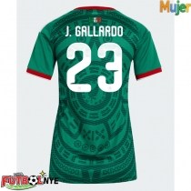 Camiseta México Jesus Gallardo #23 Primera Equipación para mujer Mundial 2026 manga corta